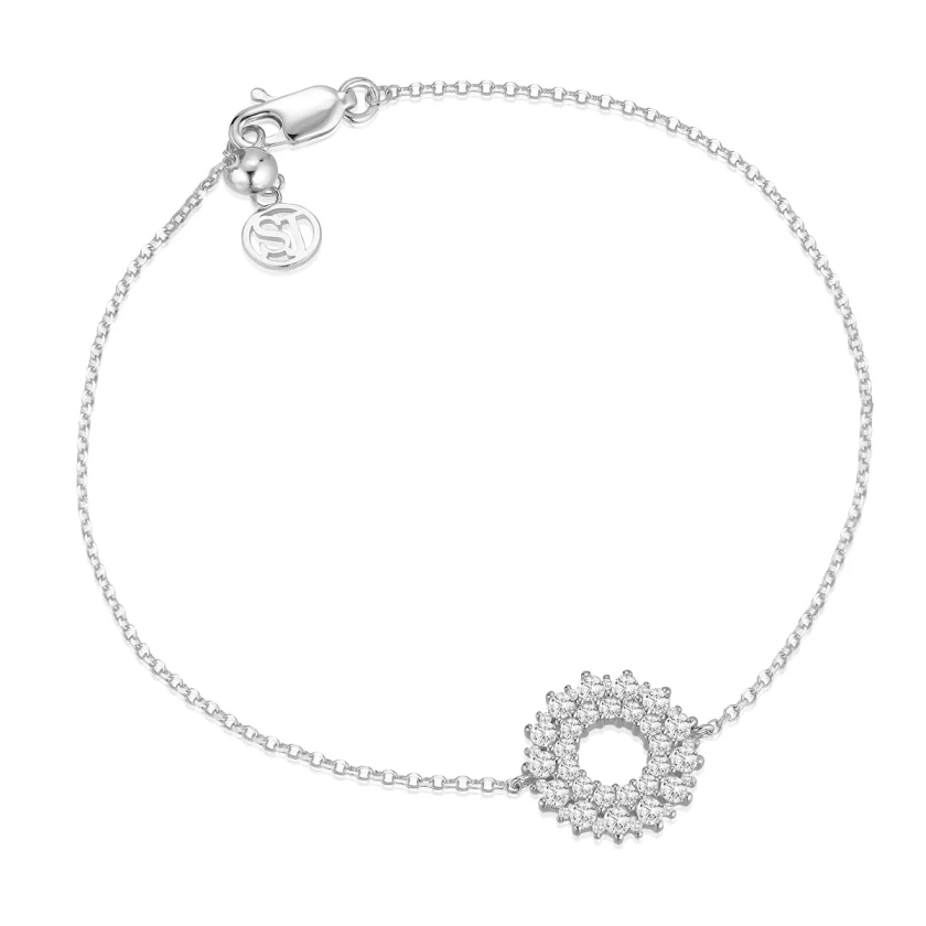 Bilde av Livigno Sterlingsølv Armbånd Med Zirconia SJ-B2366-CZ