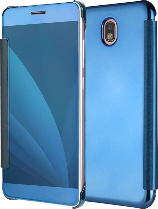 Galaxy J5 (2017) Deksel laget av plastikk og kunstlær - Blå