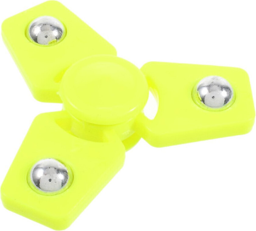 3 Steel Balls Tri-Spinner Fidget Spinner- Lys Grønn