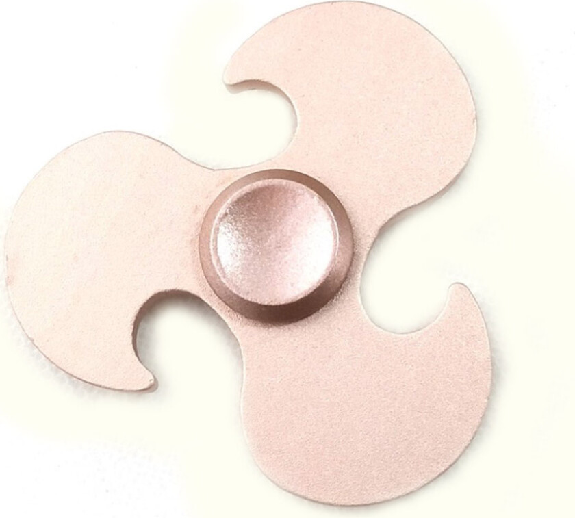 Edc Hot Wheels Mønster Tri-Spinnerspinner Fidget Spinner- Rose Gull