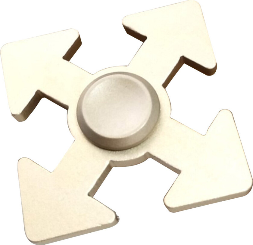 Arrow Mønster Aluminiumslegering Fidget Spinner- Gull