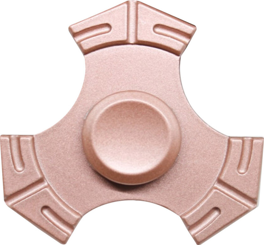 Edc Kirsite Tri-Spinnerspinner Fidget Spinner- Rose Gull