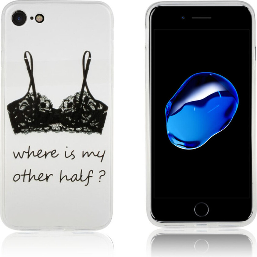 Ancher iPhone 7 / 8 fleksibelt deksel - Hvor er min andre halvdel?