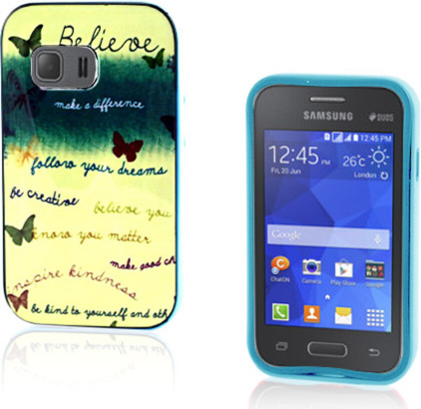 Westergaard Samsung Galaxy Young 2 Deksel - Sommerfugler og Quote