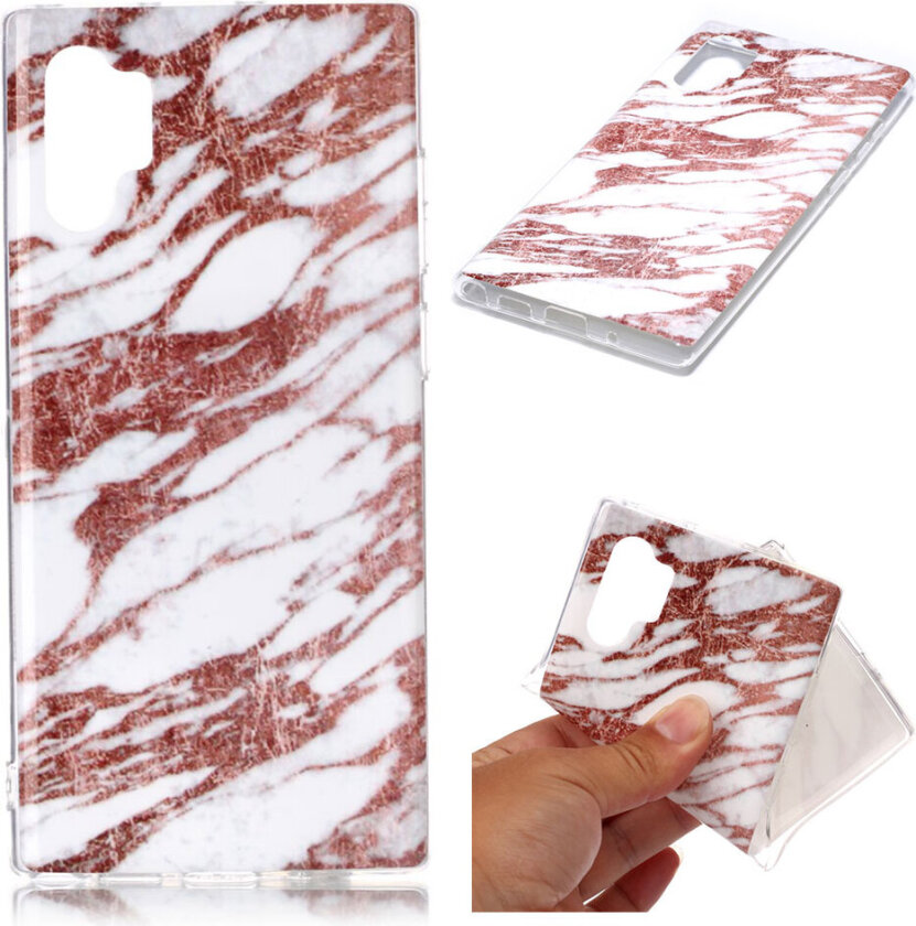 Marble Samsung Galaxy Note 10 Pro deksel - Te rosa marmor