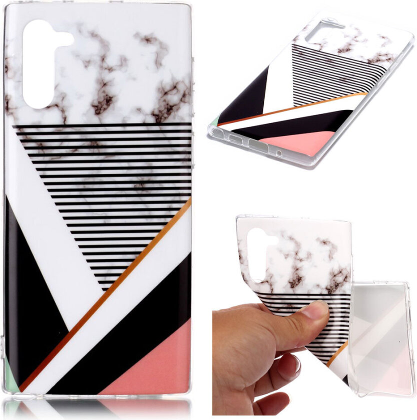 Marble Samsung Galaxy Note 10 deksel - Marmorstripete mønster
