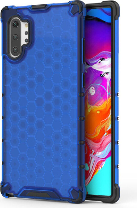 Bofink Honeycomb Samsung Galaxy Note 10 Pro deksel - Blå
