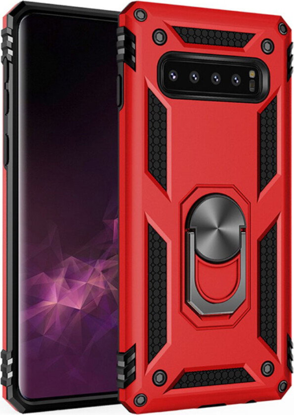 Bofink Combat Samsung Galaxy S10 Plus deksel - Rød