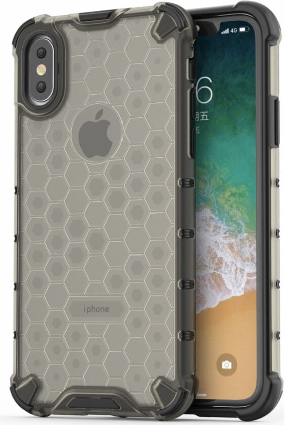 Bofink Honeycomb iPhone XS deksel - Svart