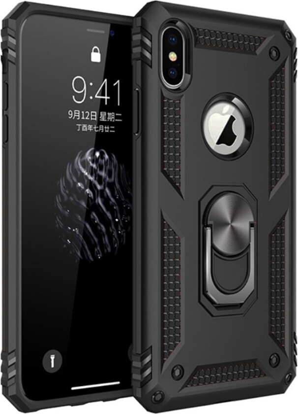 Bofink Combat iPhone Xs Max deksel - Svart