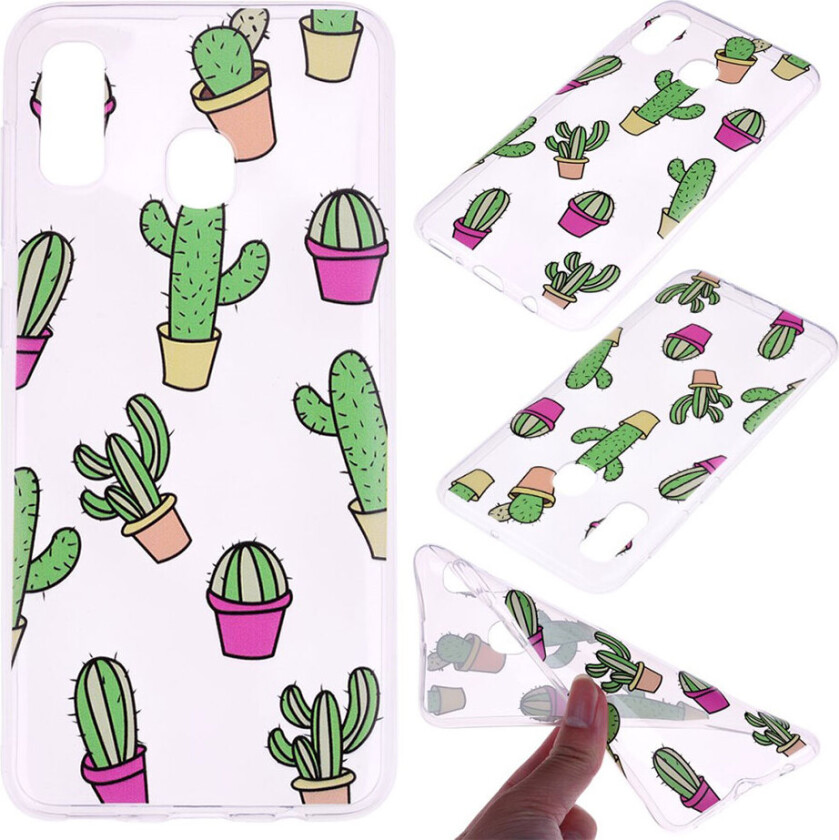 Deco Samsung Galaxy A40 deksel - Cactus
