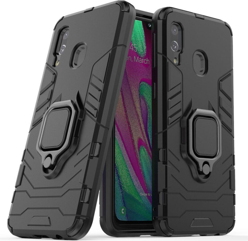 Kule Guard Samsung Galaxy A40 deksel - Sort