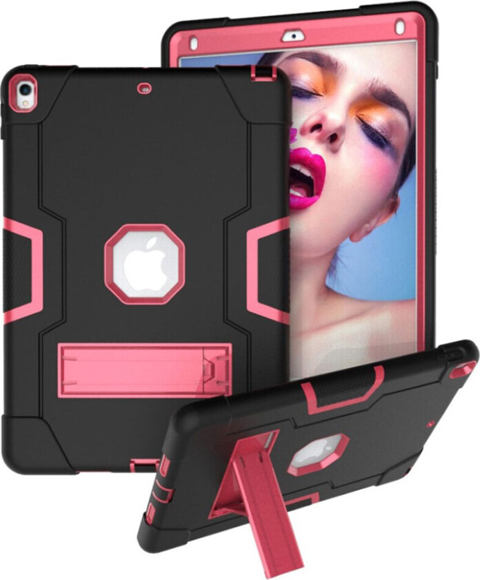 iPad Air (2019) støtsikker hybrid deksel - Svart / Rose