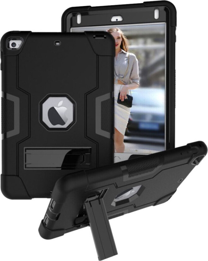iPad Mini (2019) støtsikker hybrid deksel - All Black