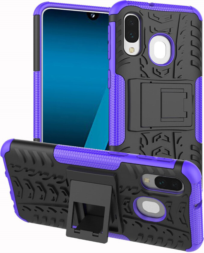 Galaxy A40 dekk hybrid deksel - Purple