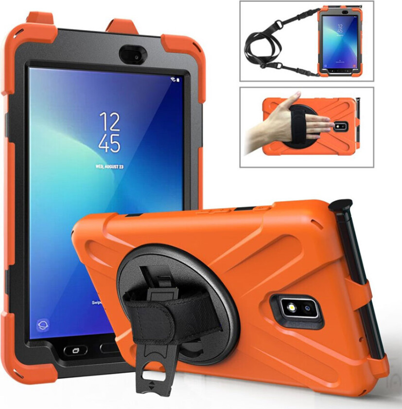 Galaxy Tab Active 2 X-Shape combo deksel - Orange