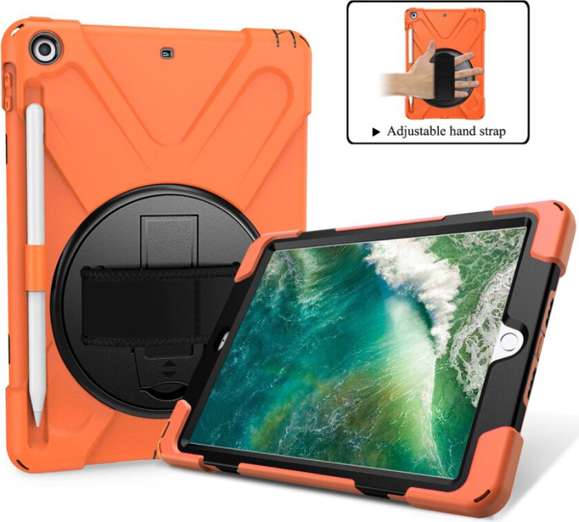 iPad (2018) 360 combo deksel - Orange