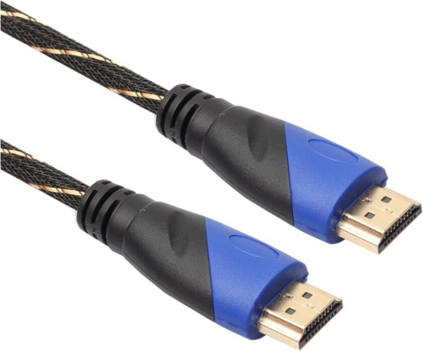 Universal 10M Mesh Layer vevet mønster HDMI-kabel V1.4 AV HD 3D