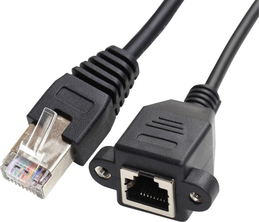 Universal FTP STP UTP Cat 5e menn og kvinner på lan ethernet nettverkskabel med panelmonteringshullene