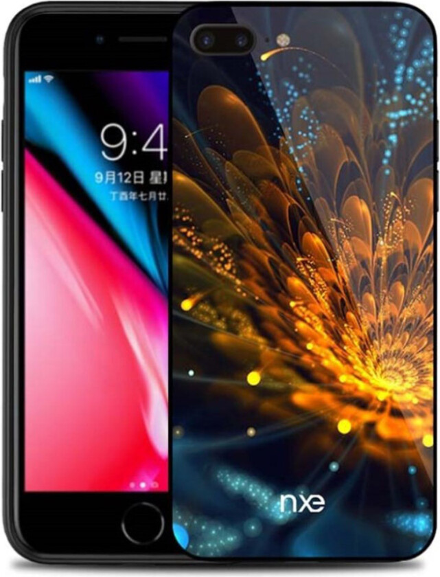 NXE iPhone 7 Plus og 8 Plus Deksel laget av hybrid og silikon materiale - Brun