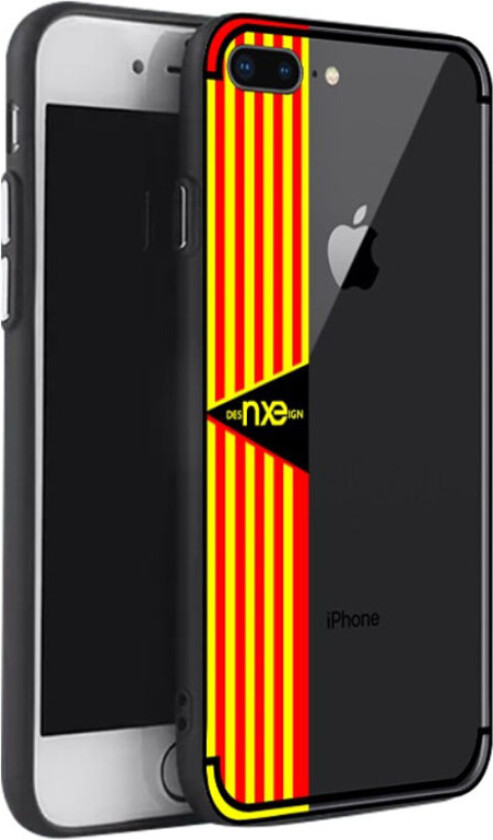 NXE iPhone 7 Plus og 8 Plus Deksel laget av plastikk og silikon - Gul