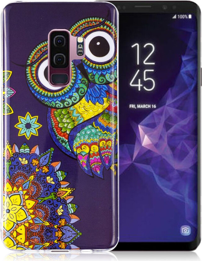 Galaxy S9 Plus Deksel laget av silikon - Ugle