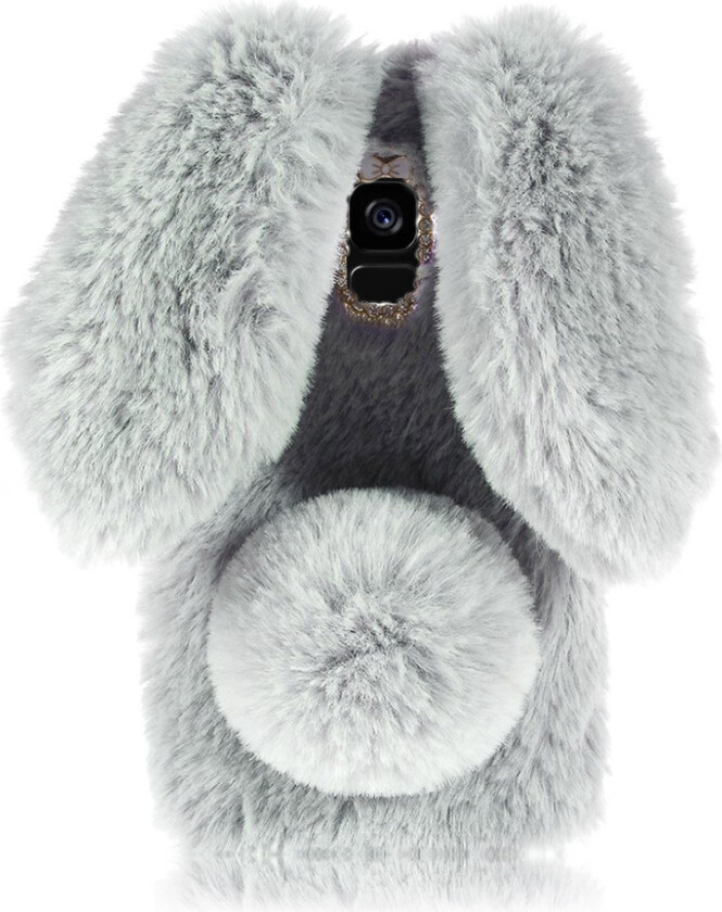 Galaxy A8 (2018) deksel laget av silikon - Lys grått