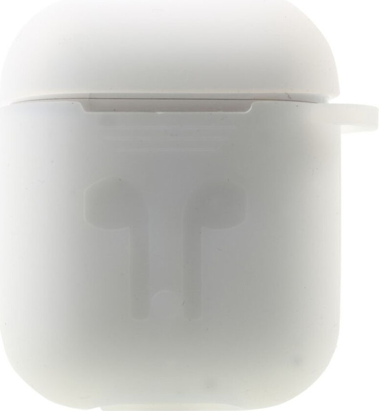 Airpods Beskyttelses deksel laget av silikon - Gjennomsiktig