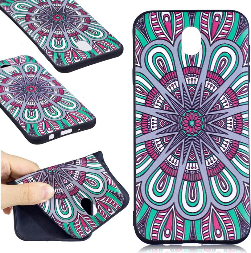 Galaxy J7 (2017) Deksel laget av silikon - Historisk maleri