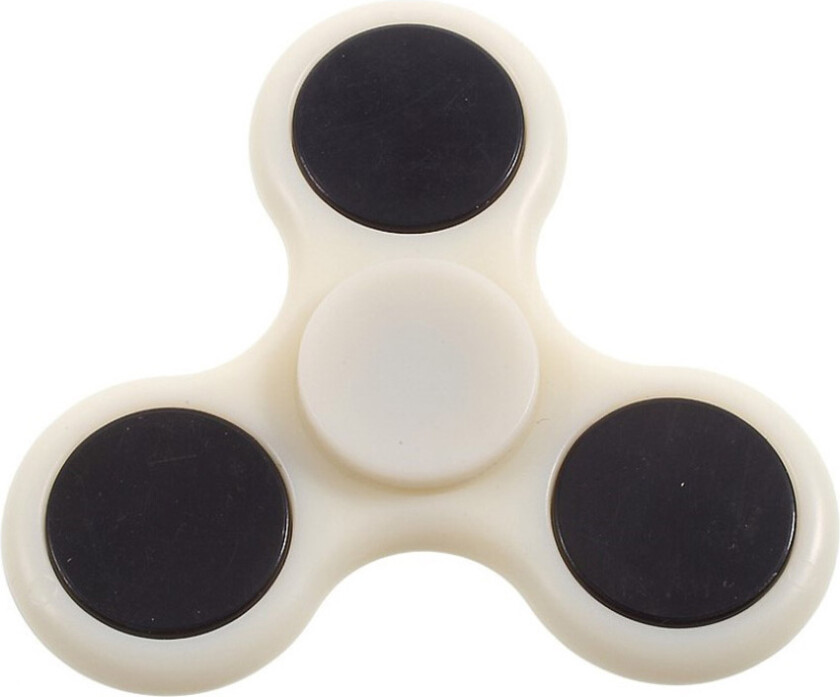 Luminous Stress Reducer Fidget Spinner- Hvit