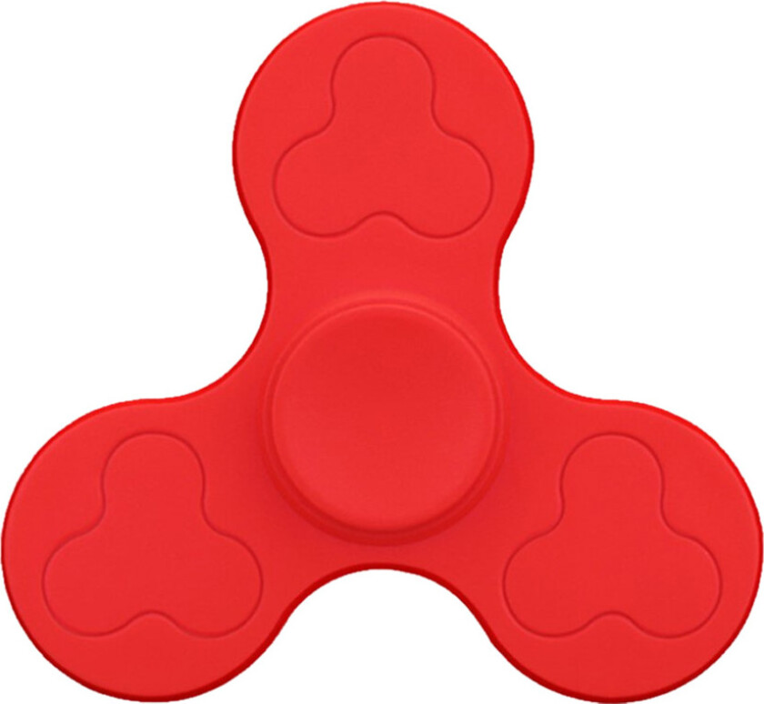 Edc Stress Reducer Tri-Spinner Spinner Fidget Spinner- Rød
