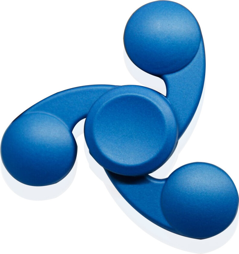 Kirsite Tri-Spinnerspinner Fidget Spinner- Blå