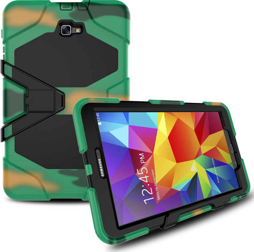 Absalon Samsung Galaxy Tab A 10.1 (2016) Ekstremt holdbart deksel - Kamuflasje