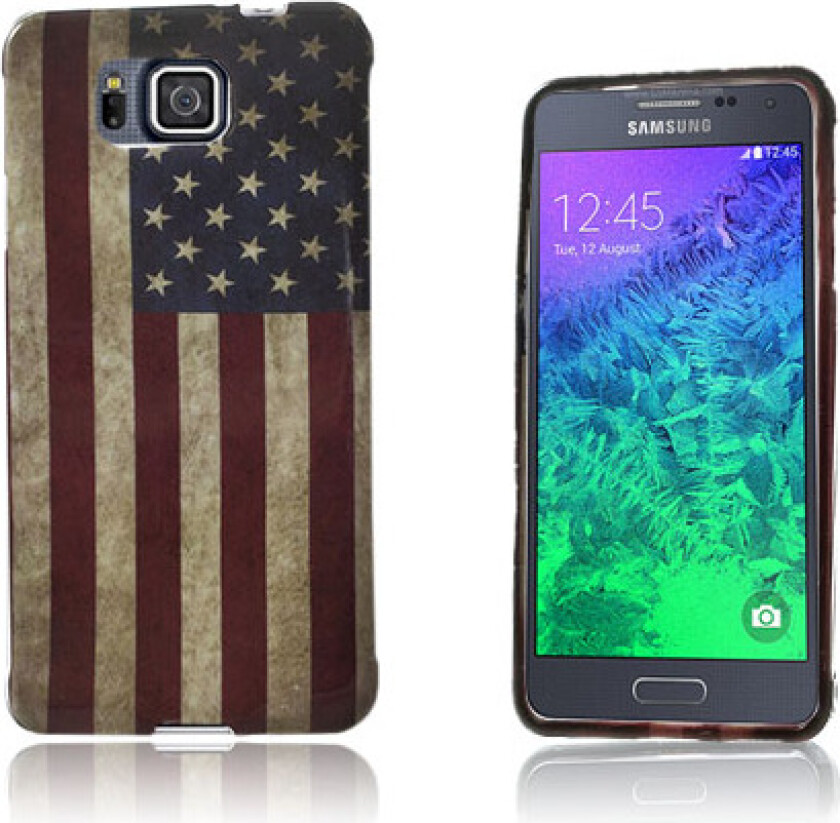 Westergaard Samsung Galaxy Alpha Deksel - Vintage USA Flagg