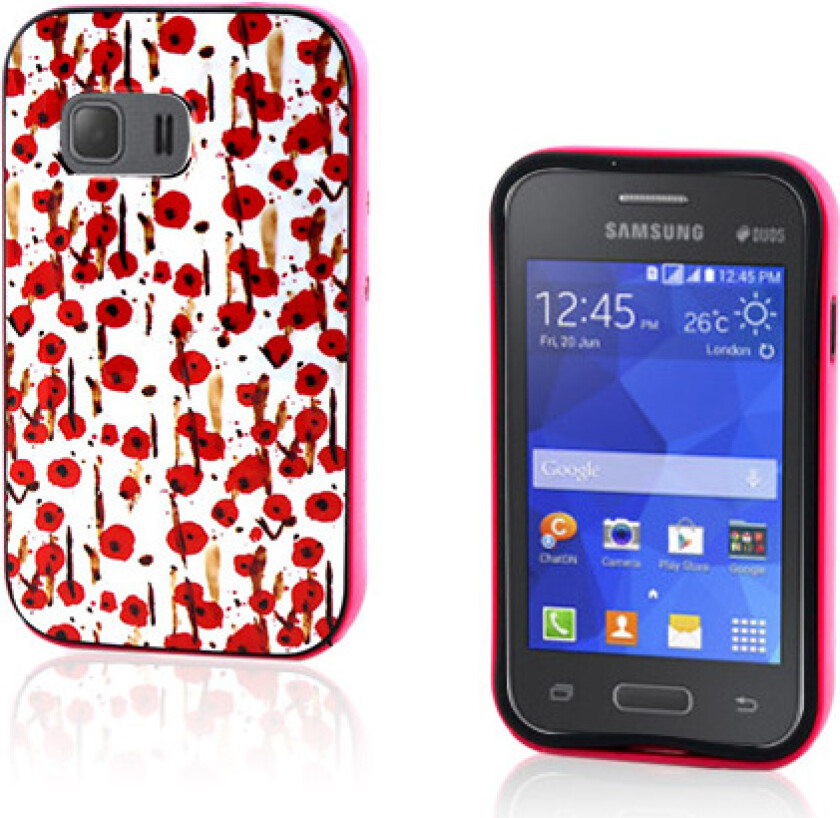 Westergaard Samsung Galaxy Young 2 Deksel - Rød Blomster