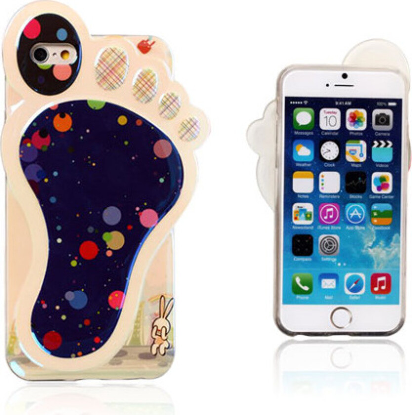 3D Foot (Fargerik Prikker) iPhone 6 Deksel