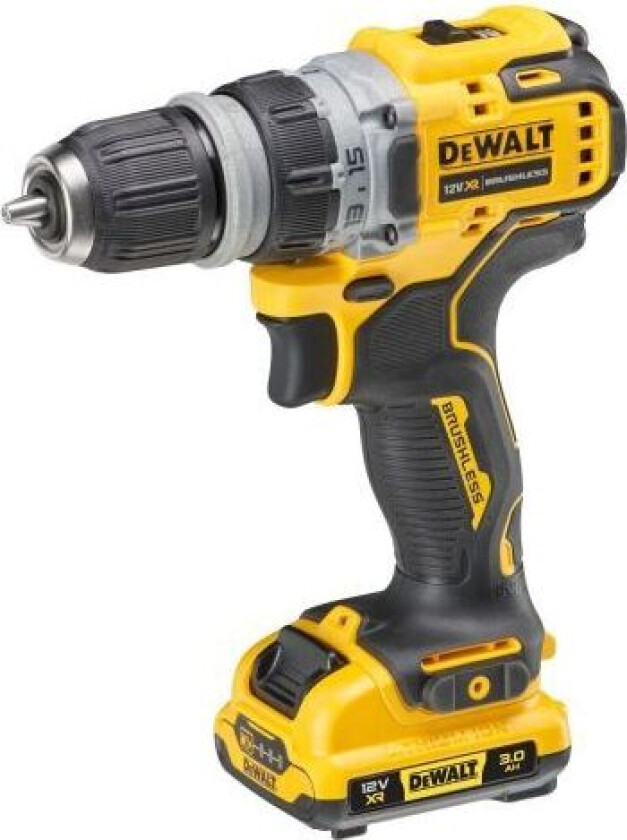 Dewalt DCD703L2T-QW Borskrutrekker med batteri og lader