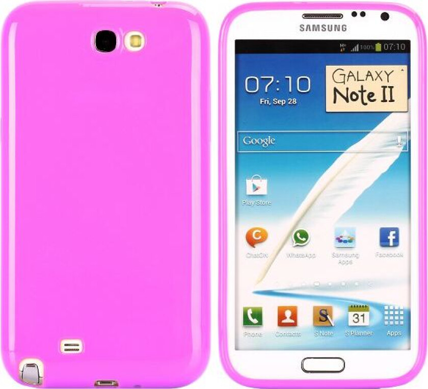 Candy Colors (Lys Lilla) Samsung Galaxy Note 2 Deksel