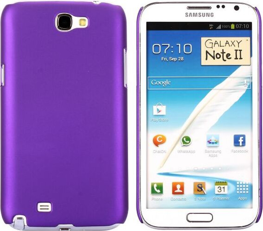 Hard Shell (Lilla) Samsung Galaxy Note 2 Deksel