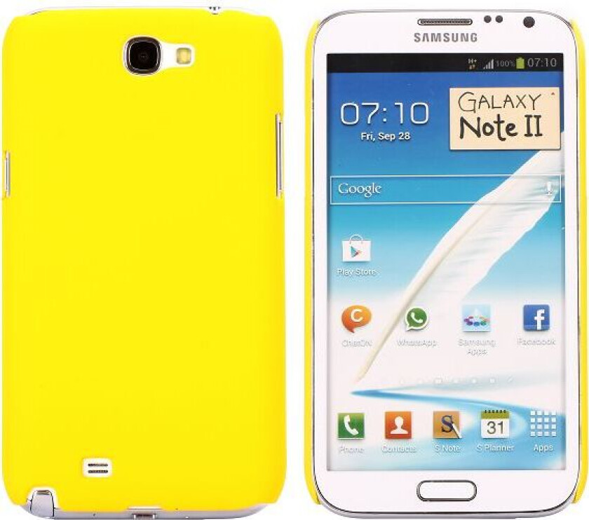 Hard Shell (Gul) Samsung Galaxy Note 2 Deksel