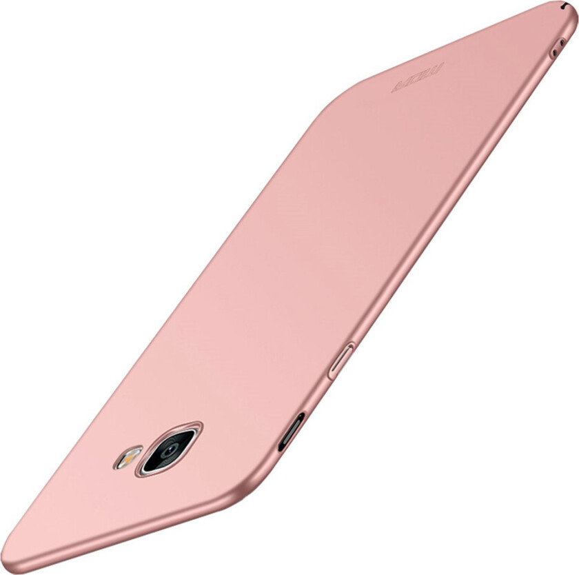 MOFI Samsung Galaxy J4 Plus beskyttelses deksel av hard plastikk med matt overflate - rose gull