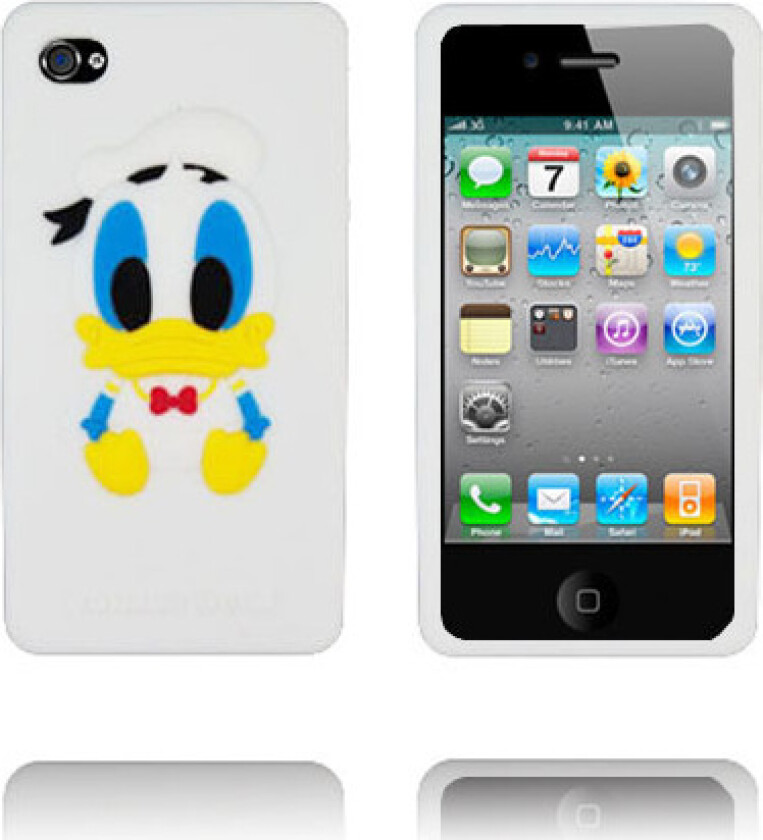 D.DuckBaby (Hvit) iPhone 4S Deksel