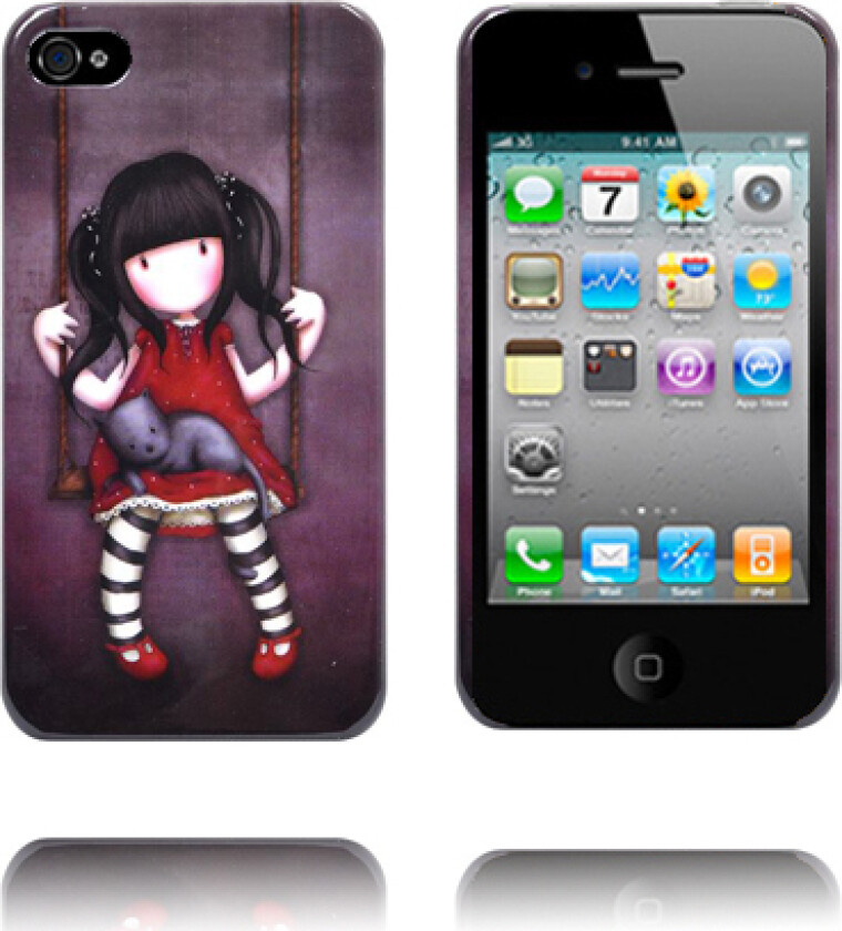 New Sketch (Jente On Swing) iPhone 4S Deksel