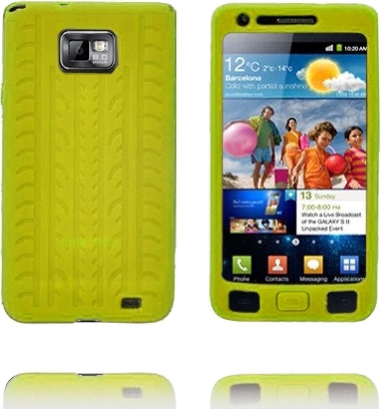 Høyway (Gul) Samsung i9100 Galaxy S2 Deksel