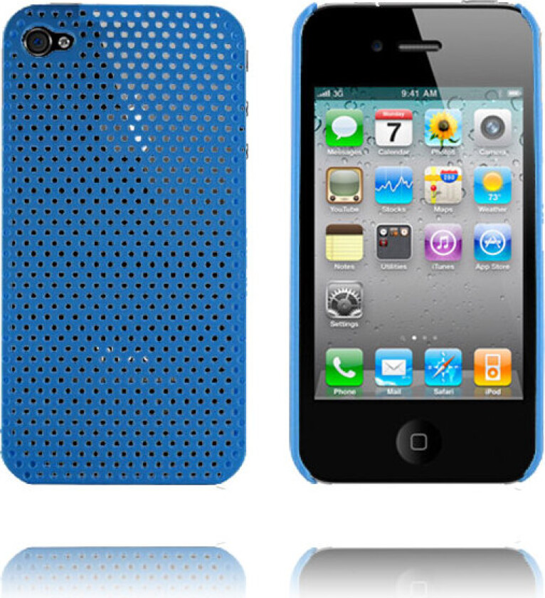 Atomic i4 (Lyse Blå) iPhone 4 Deksel