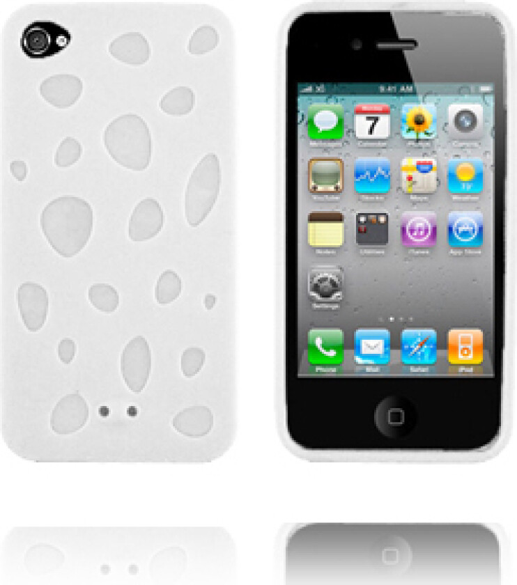 Cheese (Hvit) iPhone 4 Deksel