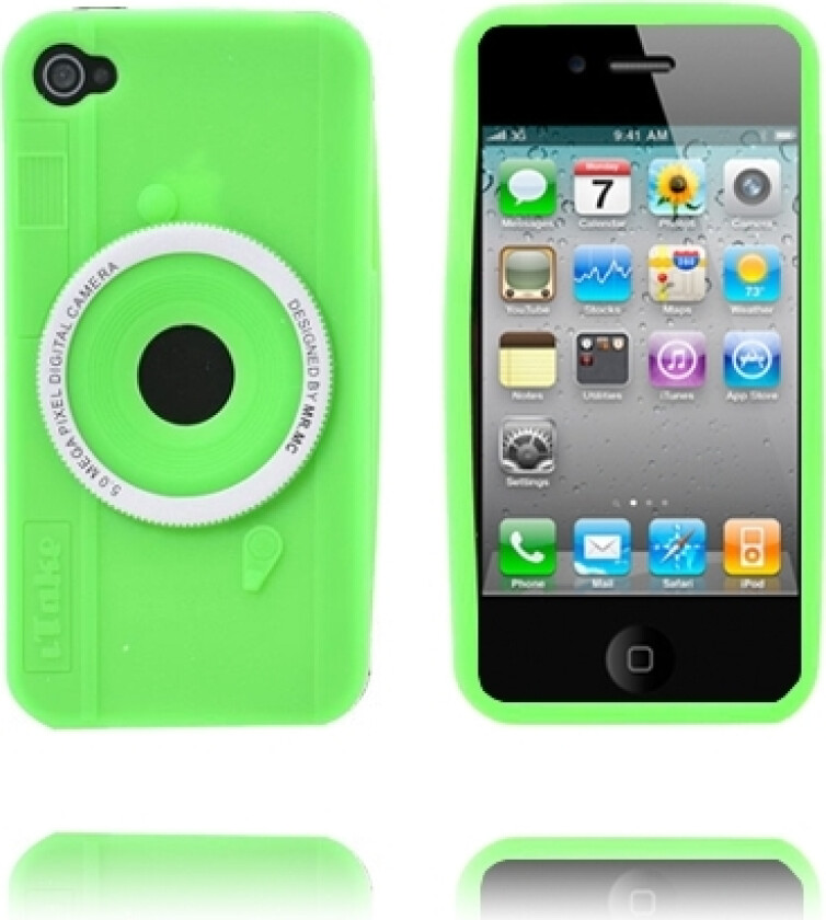 Kamera Deksel (Grønn) iPhone 4 Deksel