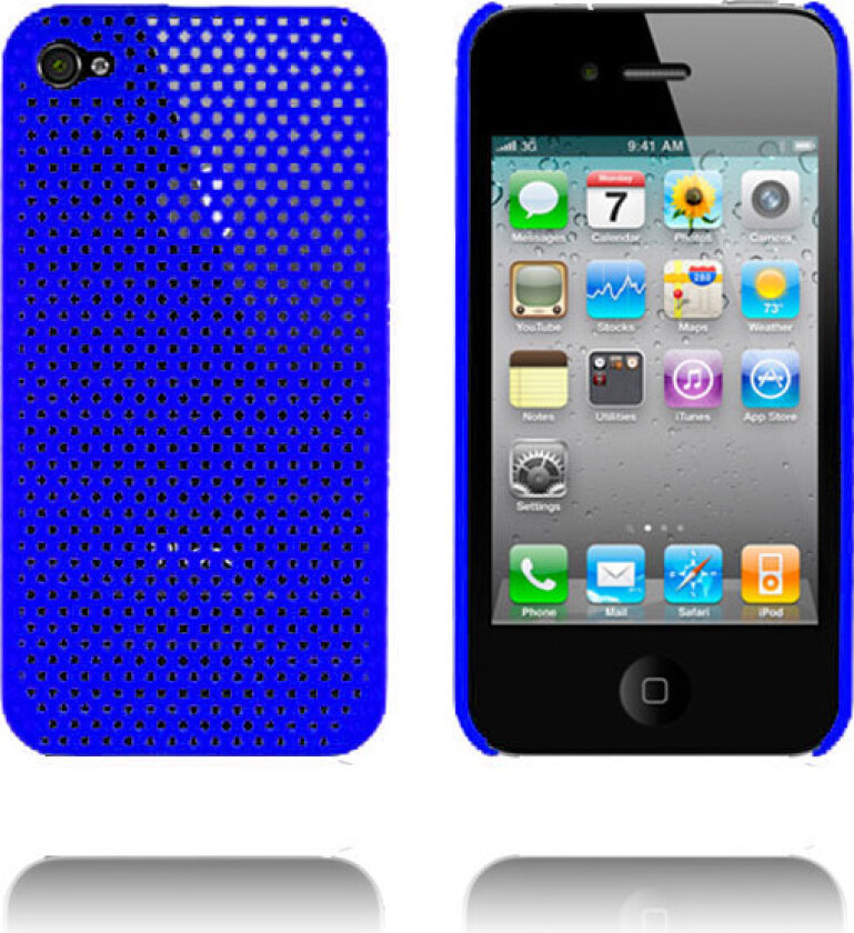 Atomic i4 (Blå) iPhone 4 Deksel
