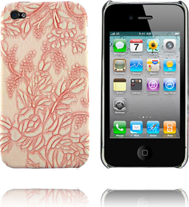 Romance Garden (Orange) iPhone 4 Deksel