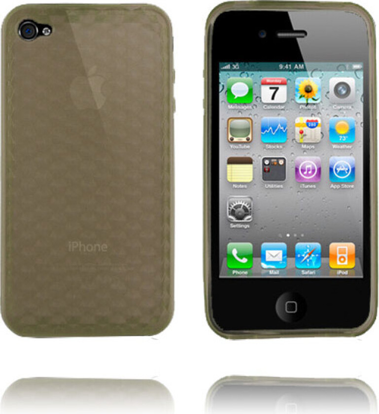 Cubes (Grå) iPhone 4 Deksel